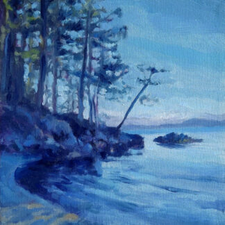 anacortes beach art print painting